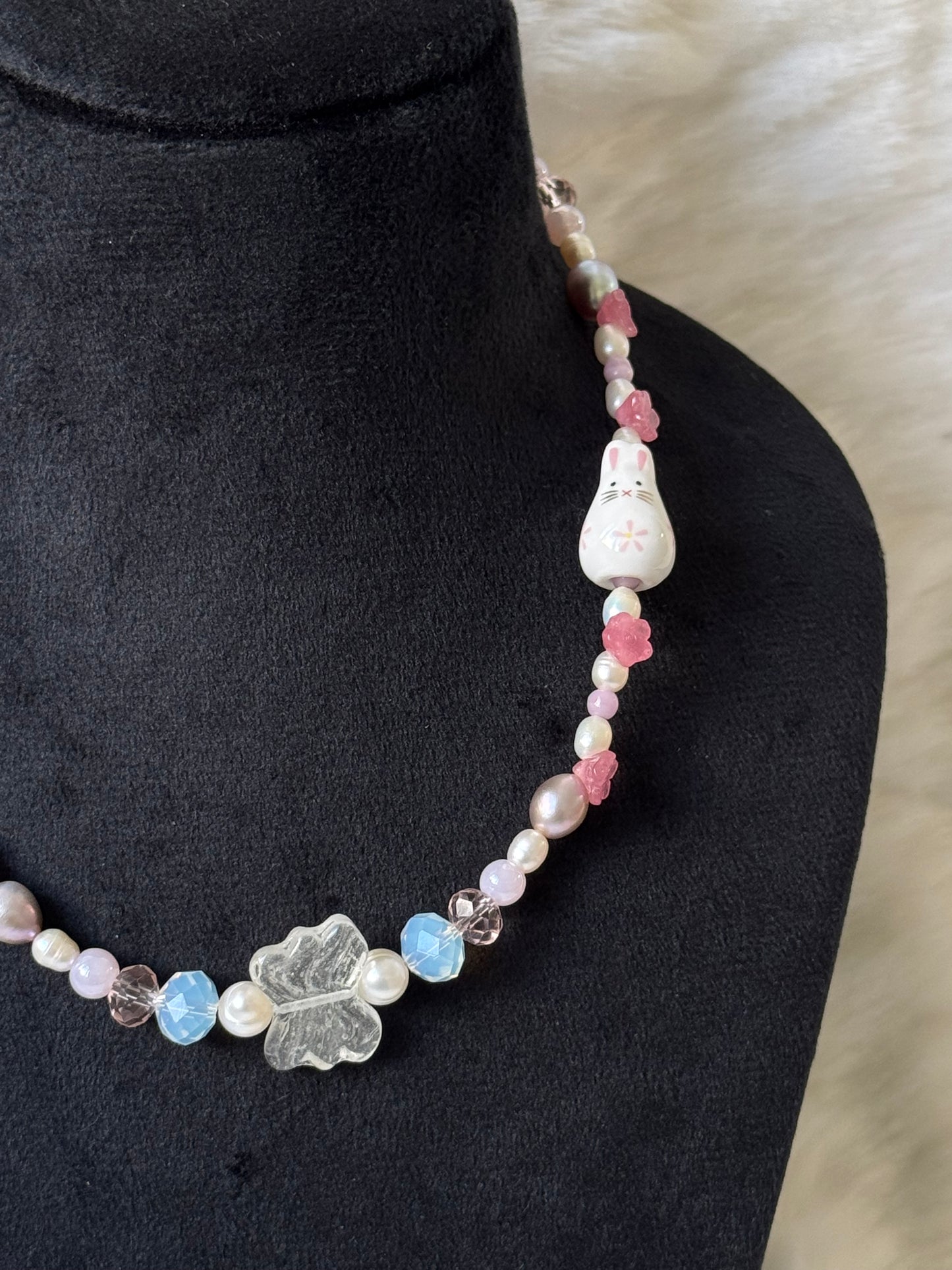 Bunny & Butterfly necklace
