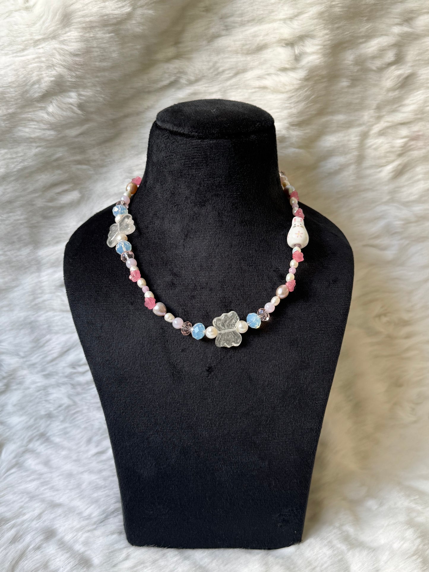 Bunny & Butterfly necklace