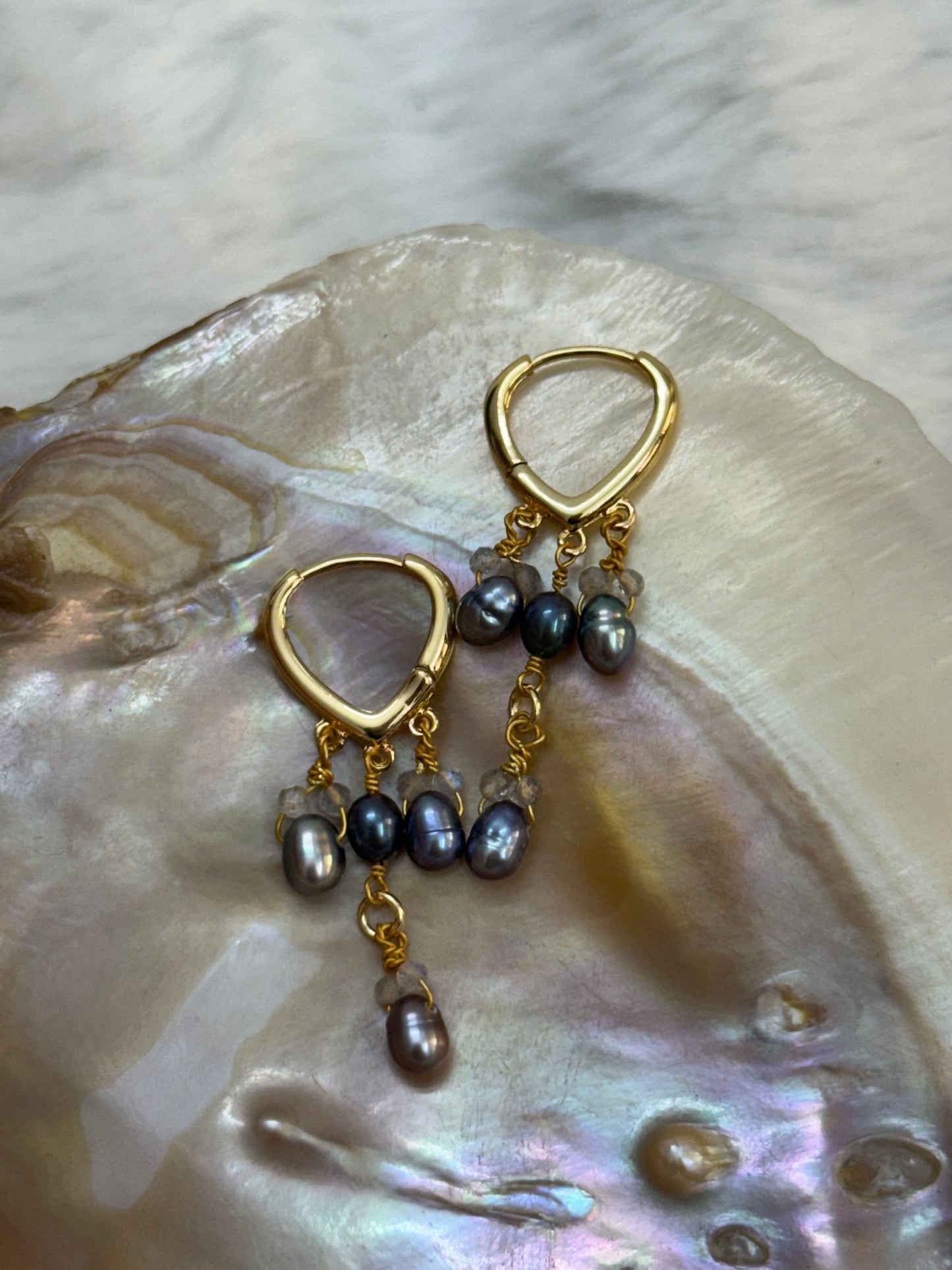 Tahitian Rain Earrings