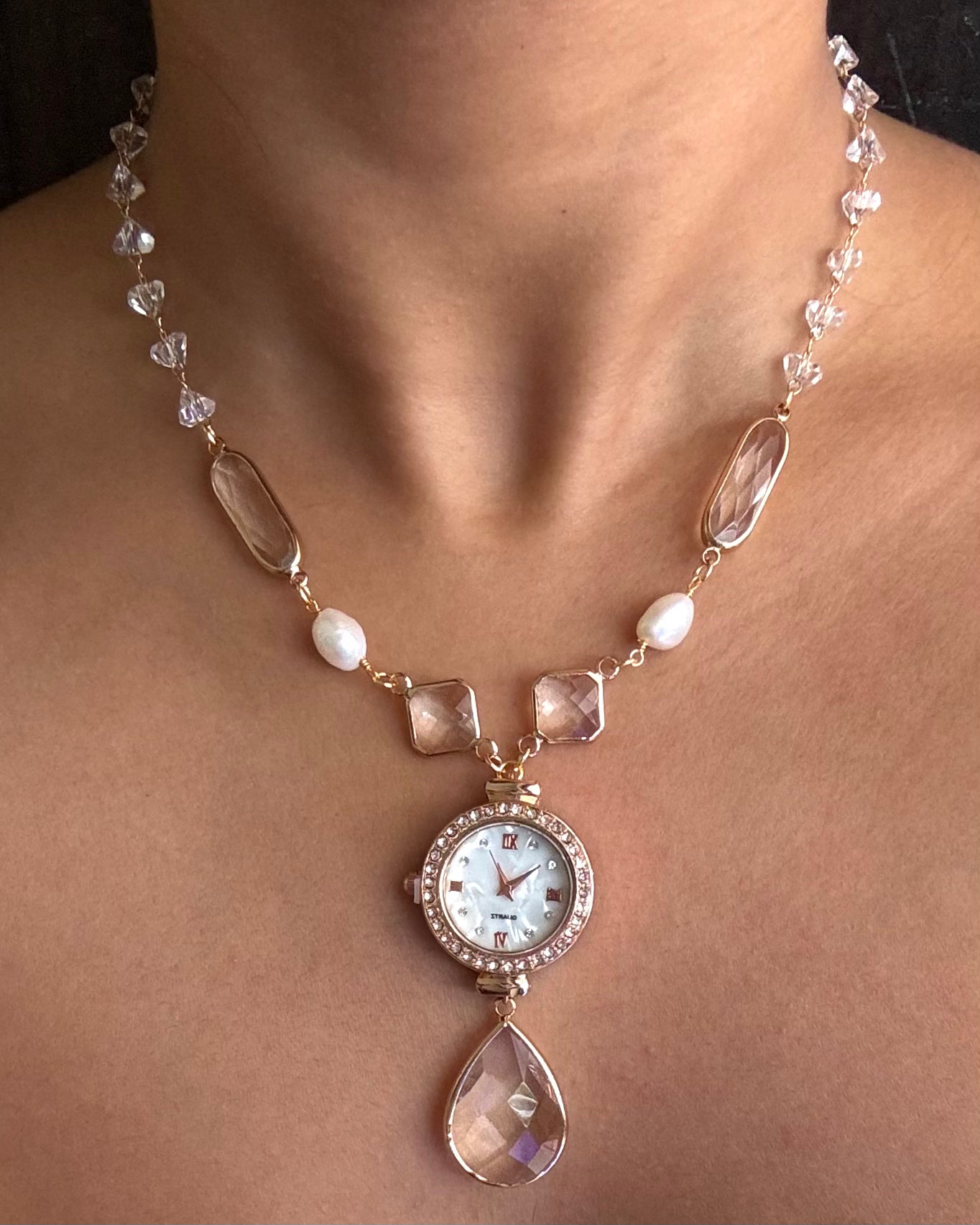 Constance Watch Dial necklace
