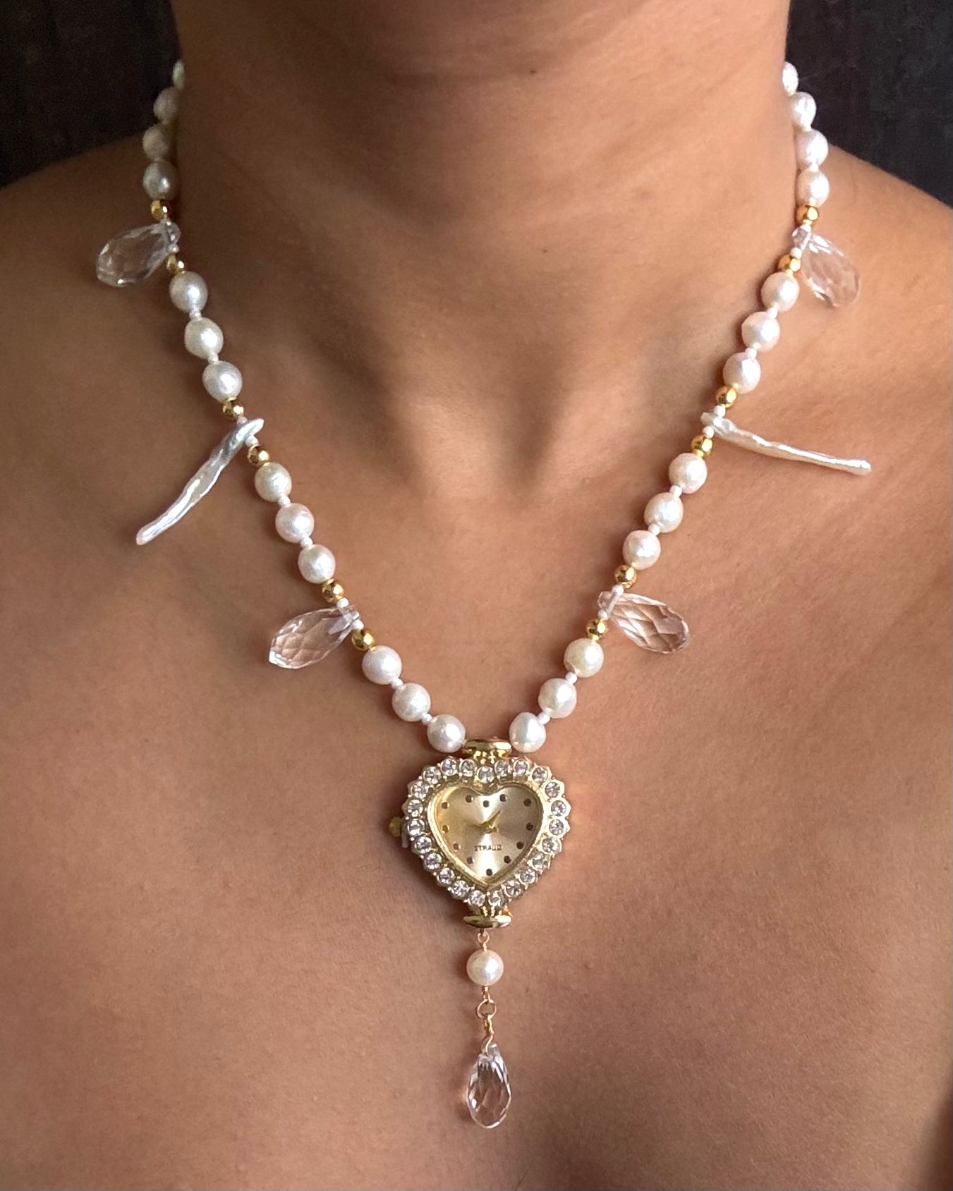 Clementine Watch Dial necklace
