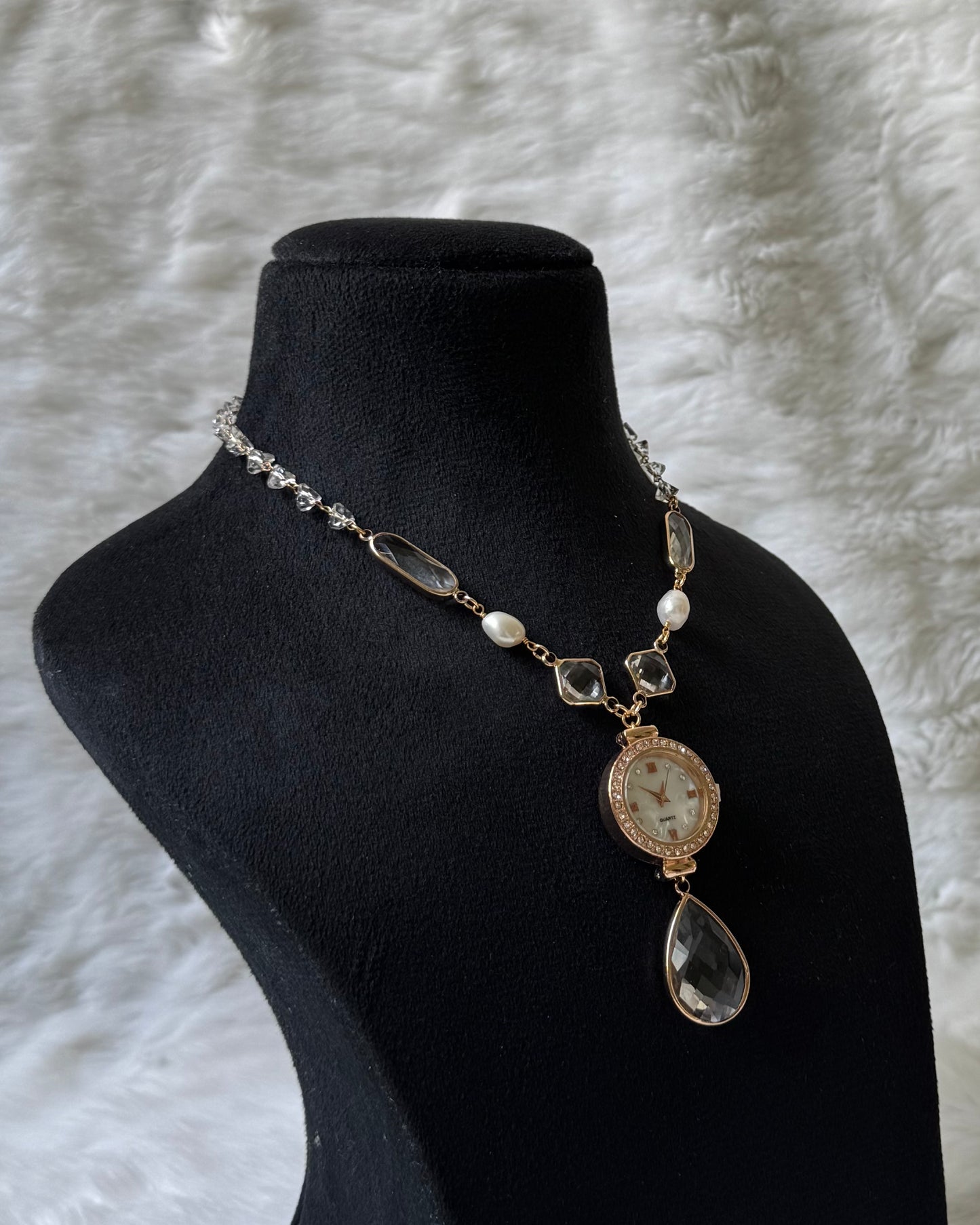 Constance Watch Dial necklace