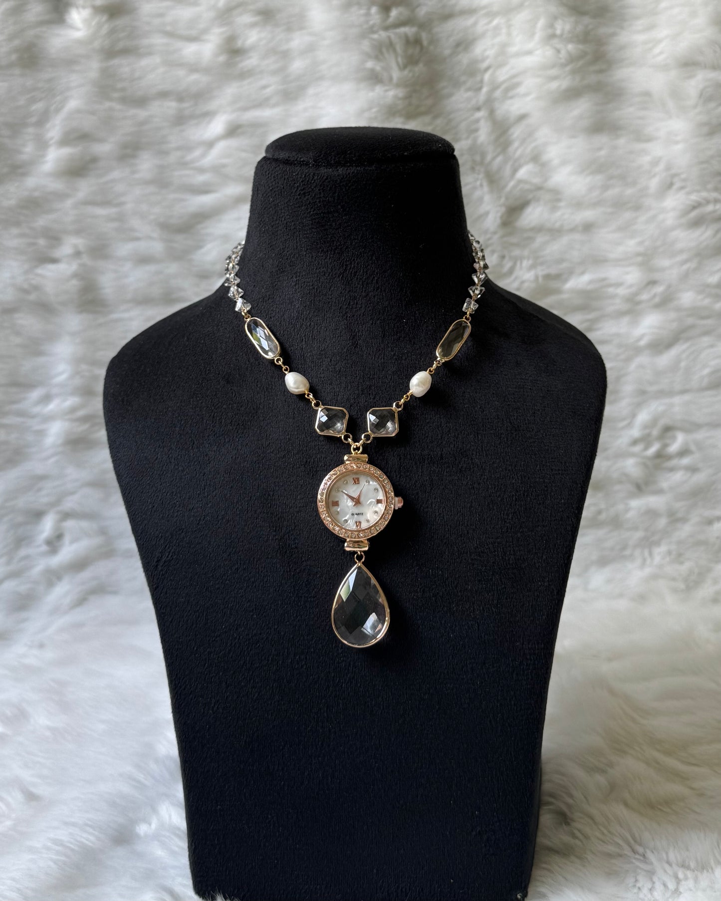 Constance Watch Dial necklace
