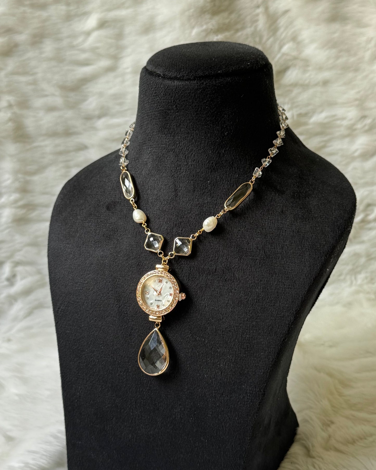 Constance Watch Dial necklace