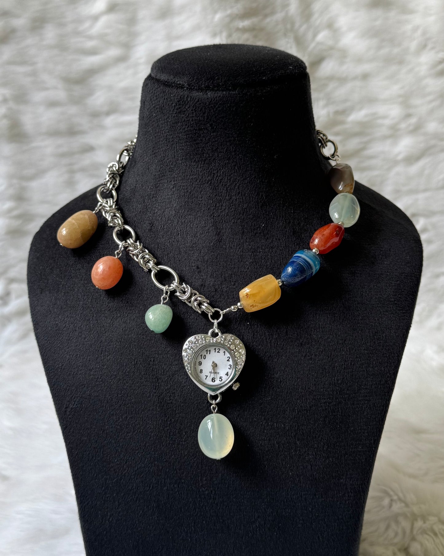 Marion Watch Dial necklace
