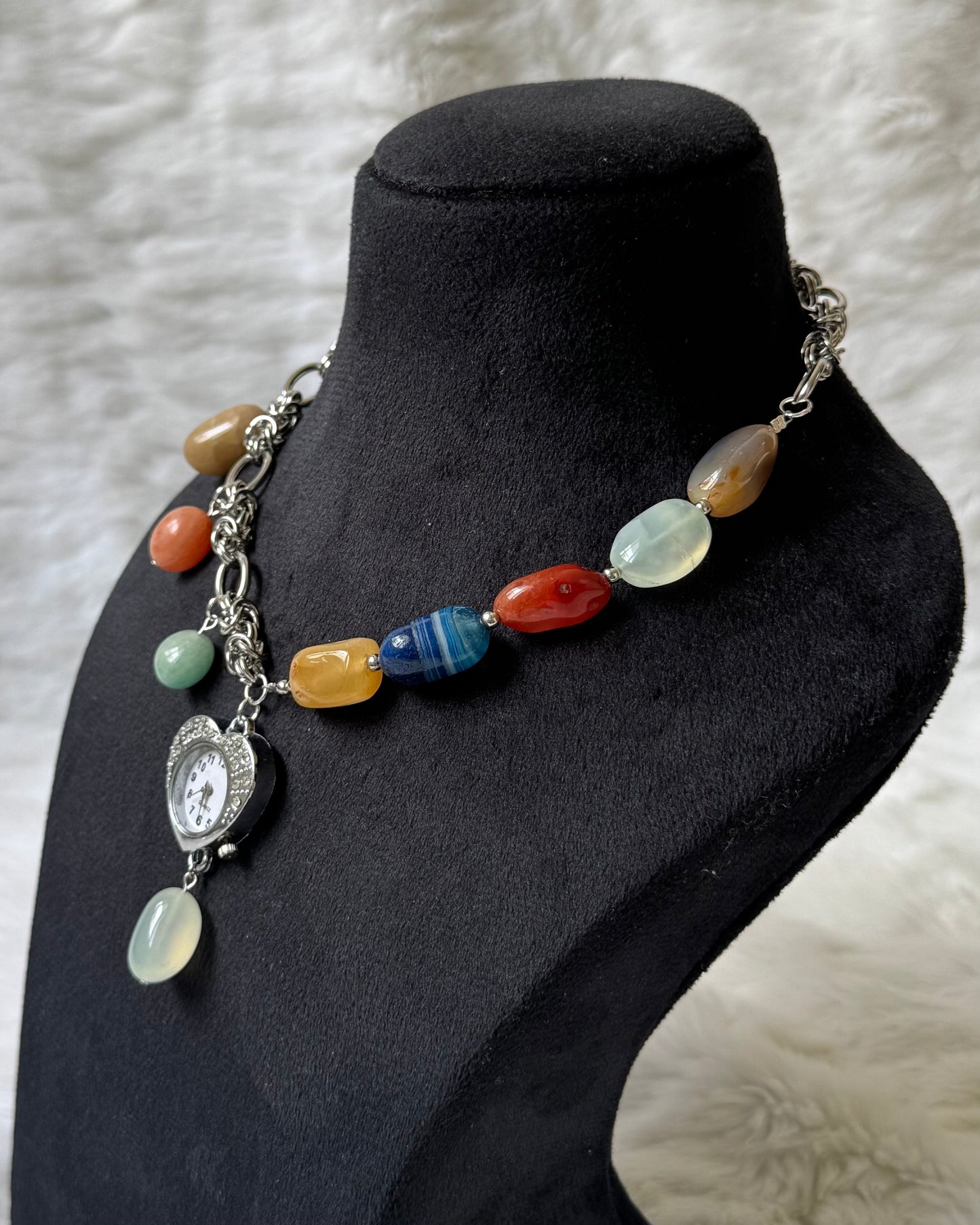 Marion Watch Dial necklace