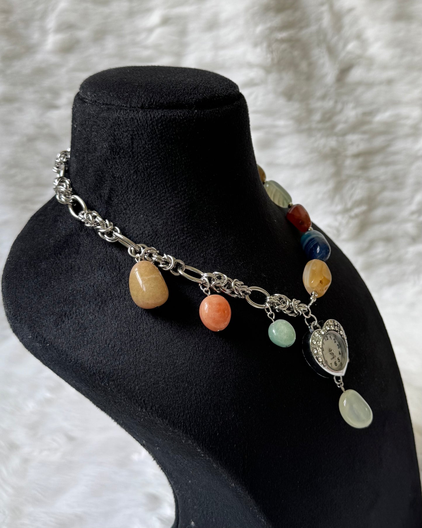 Marion Watch Dial necklace