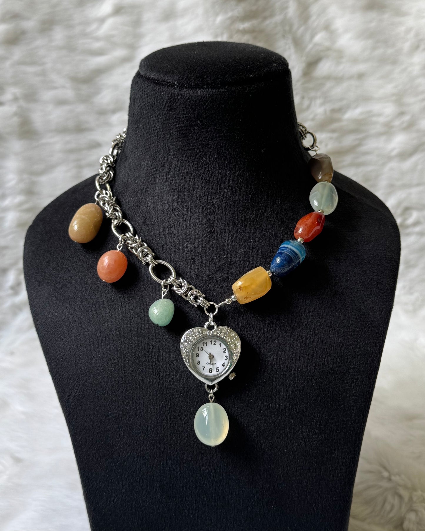 Marion Watch Dial necklace