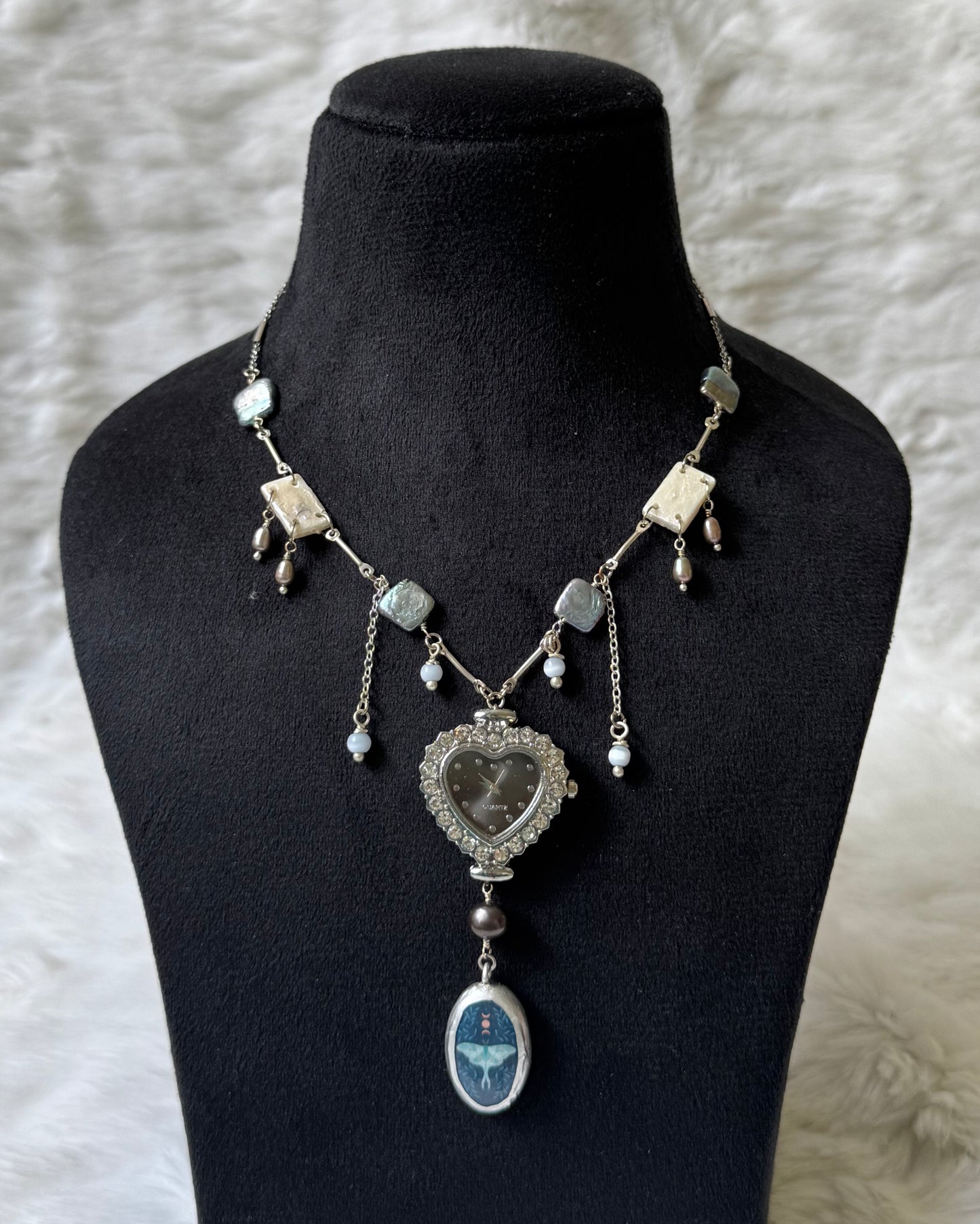 Adelaide Watch Dial necklace