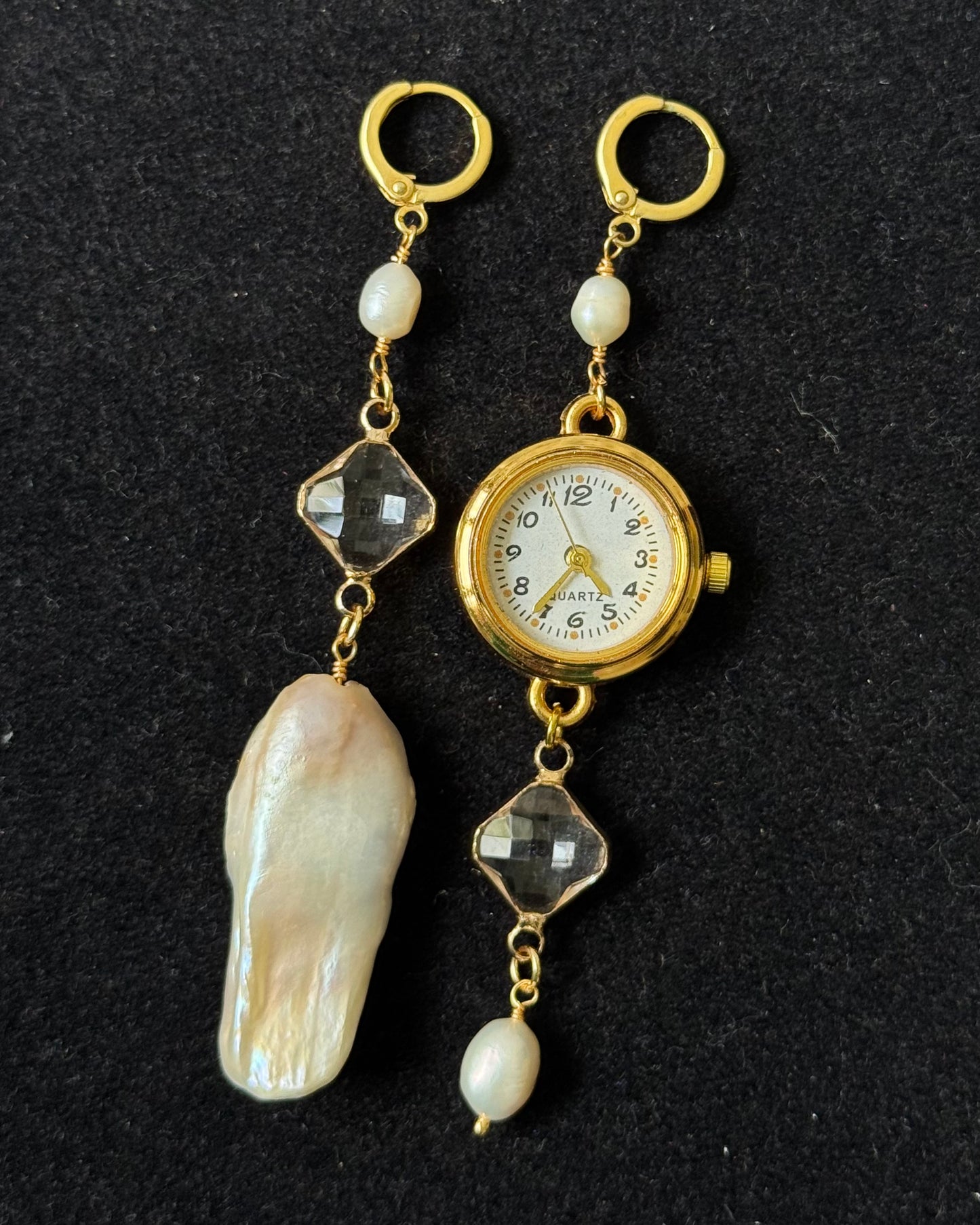 Clementine Watch Dial earrings
