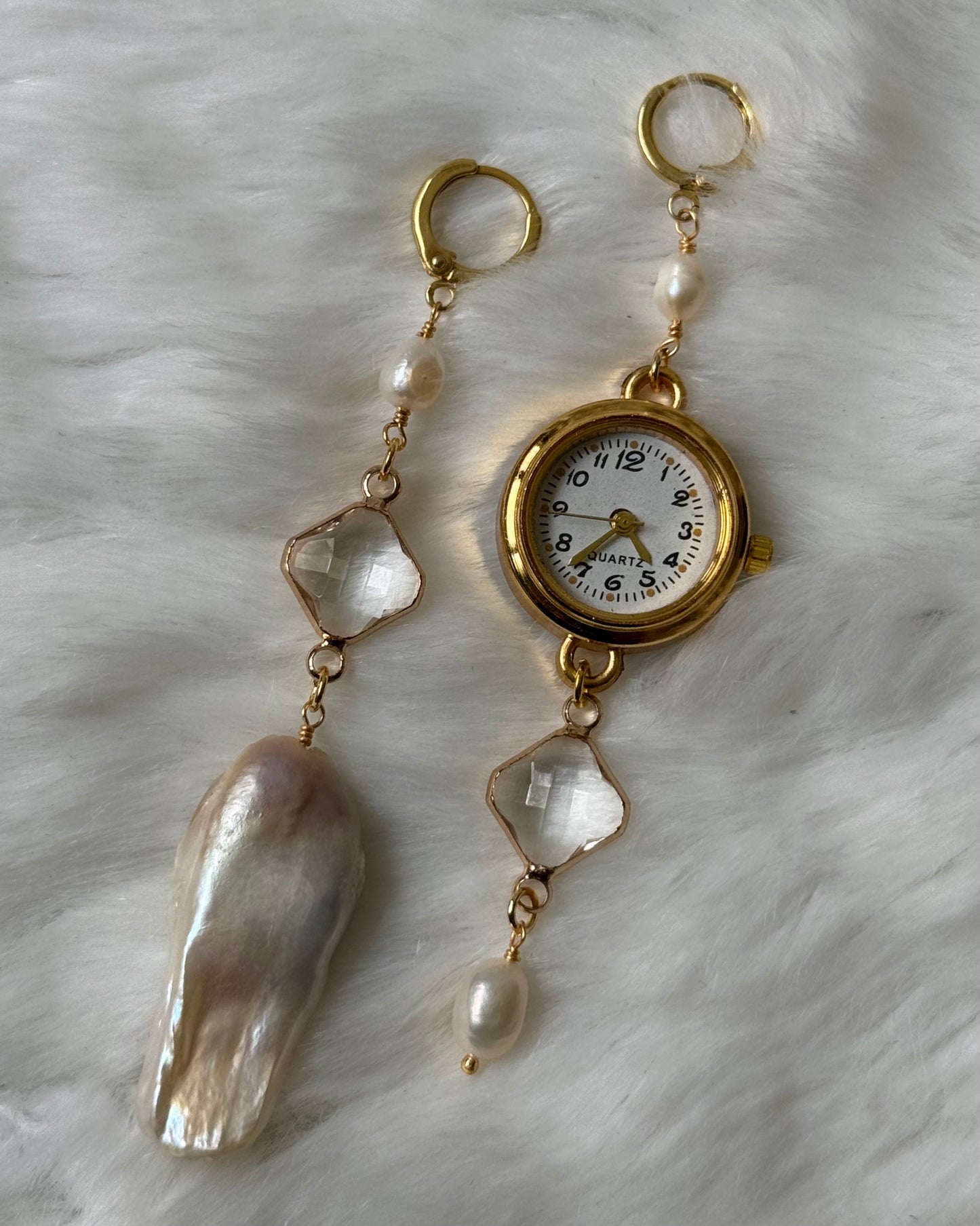 Clementine Watch Dial earrings
