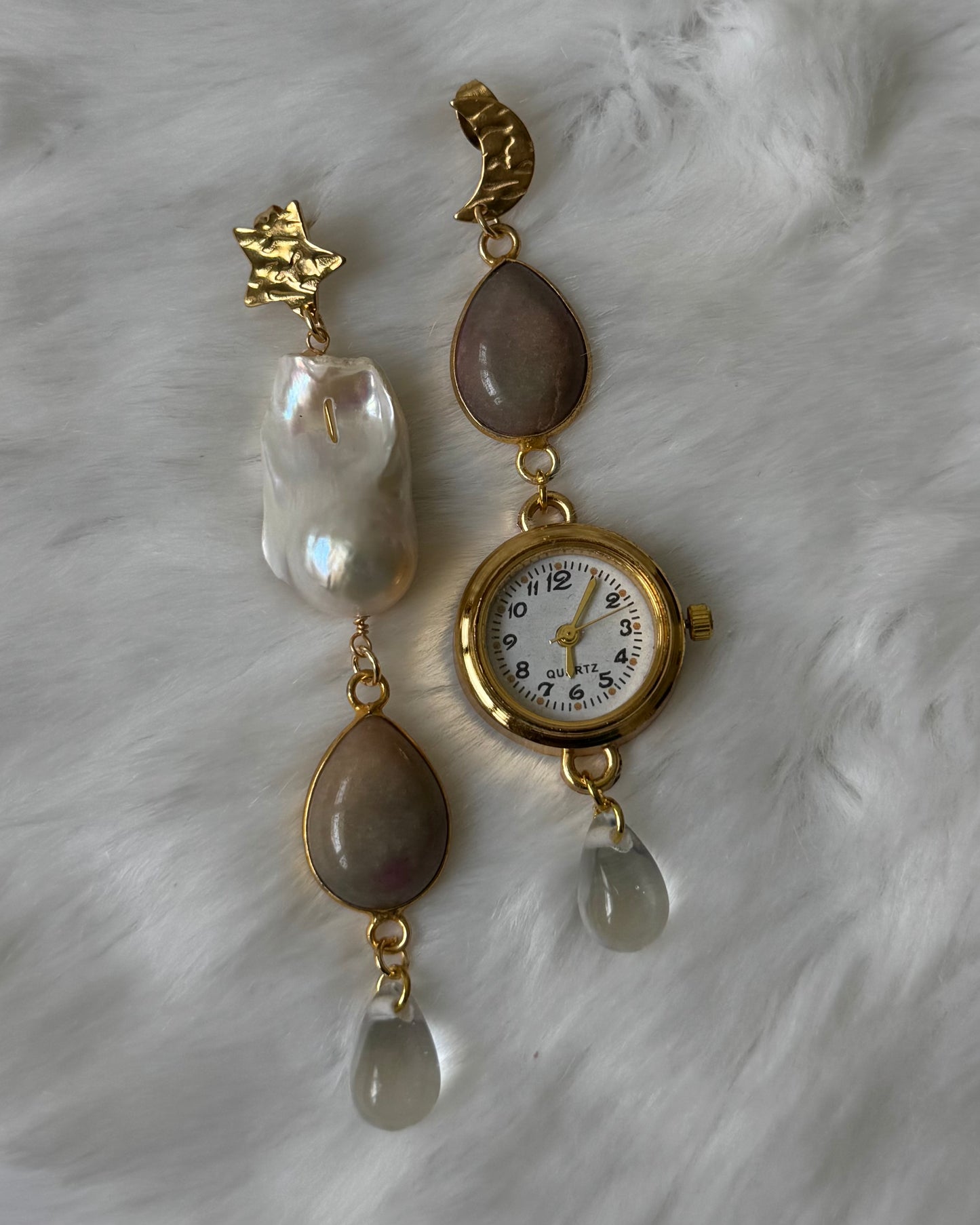 Dorothea Watch Dial earrings