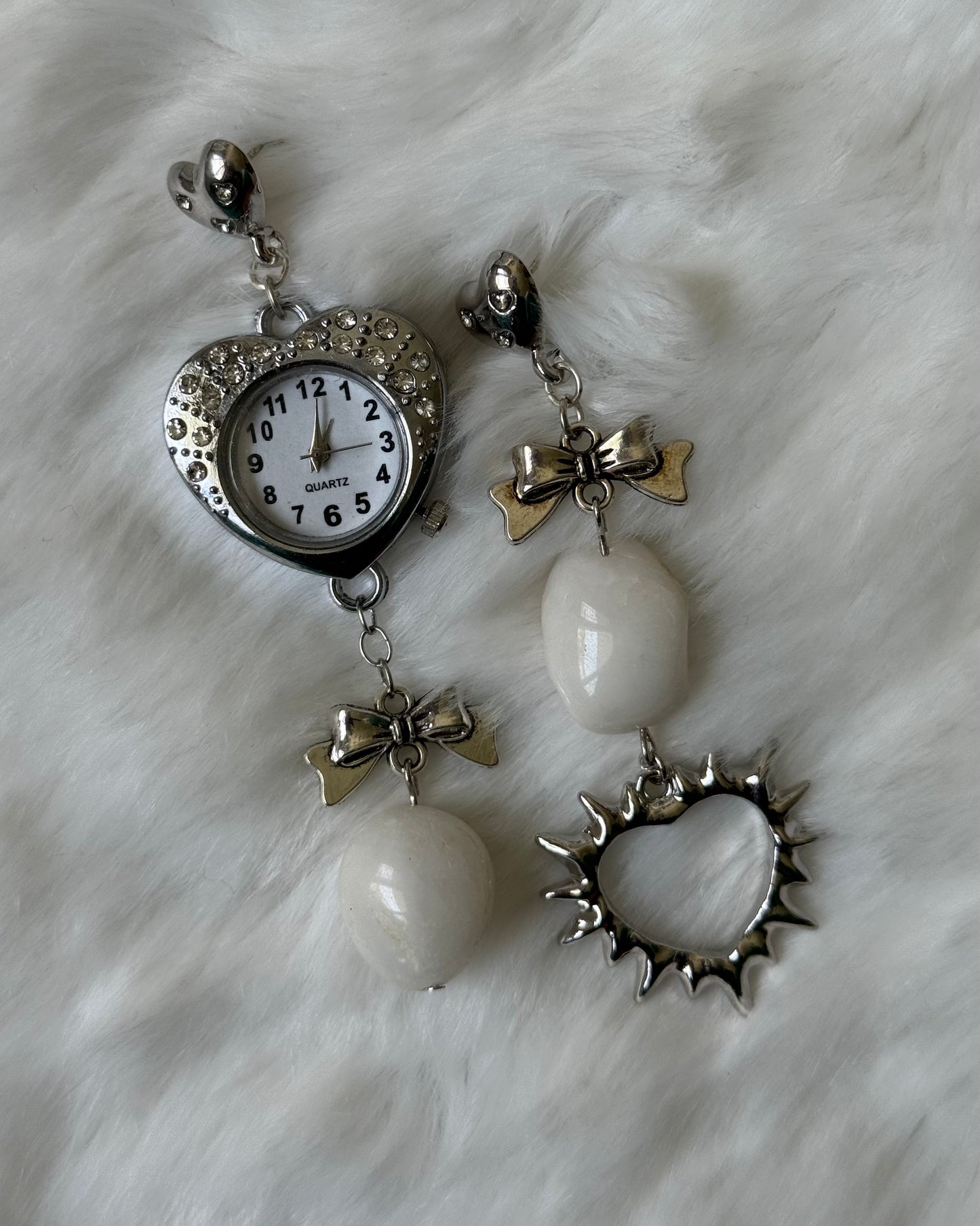 Frances Watch Dial earrings