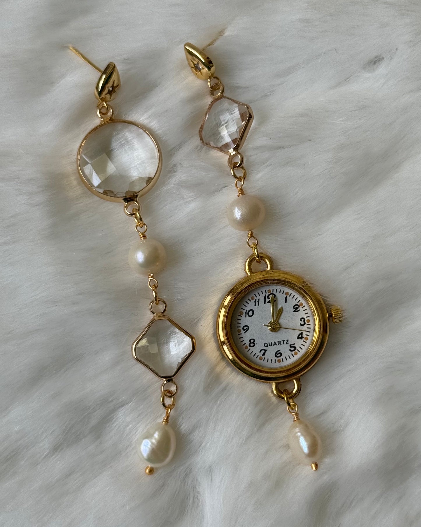 Constance Watch Dial earrings