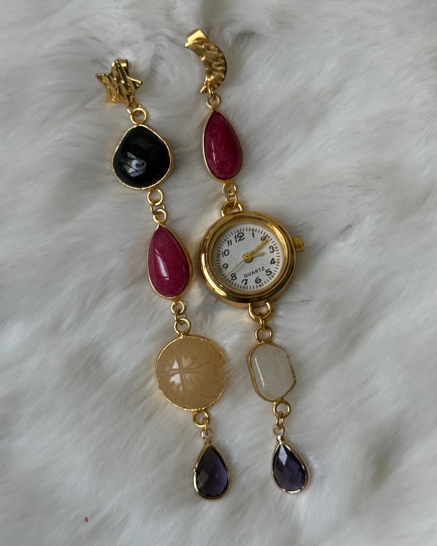 Elsie Watch Dial earrings