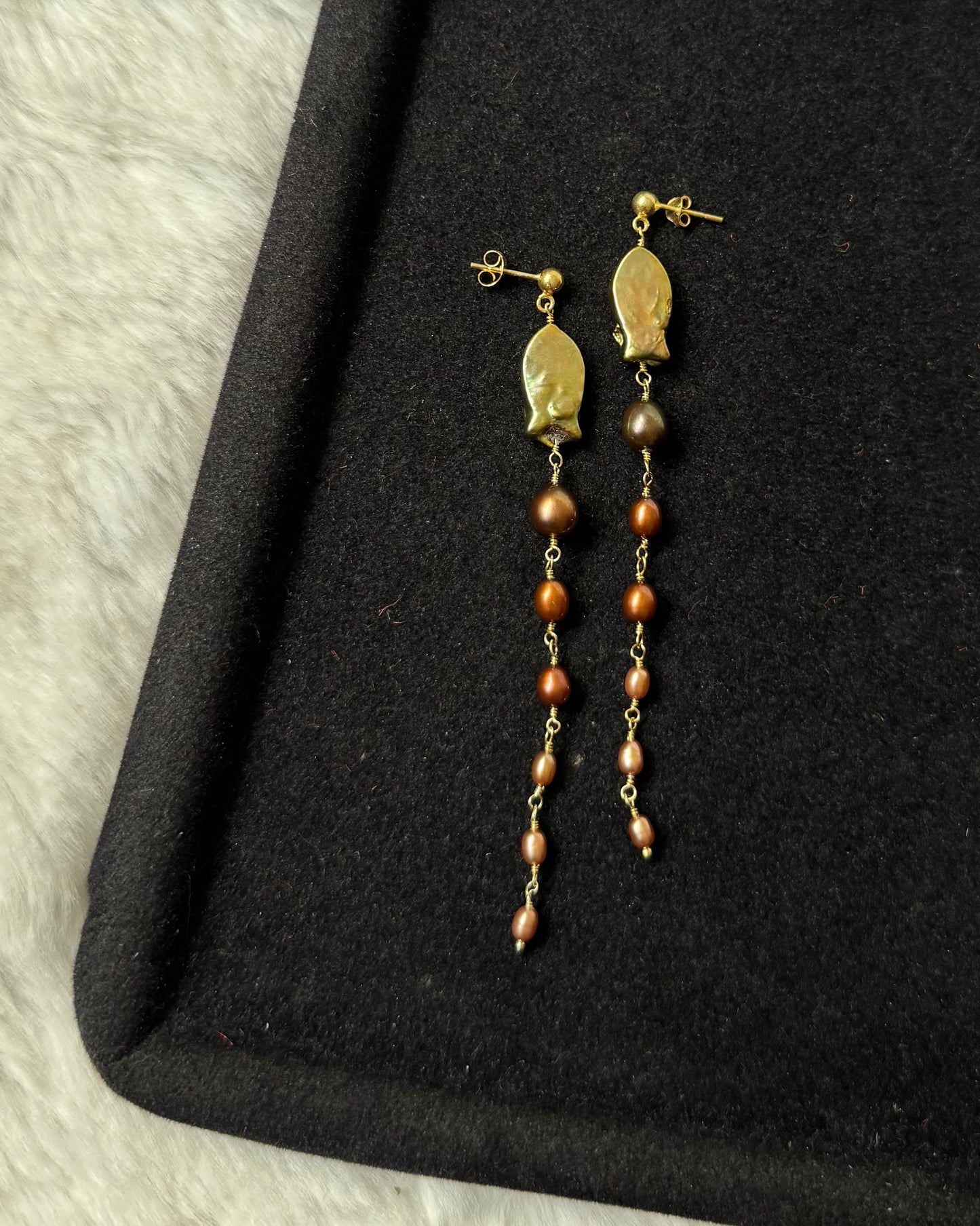 Flying Fish dangler earrings (925)