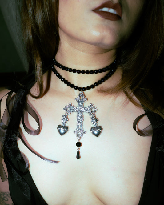 Raven necklace