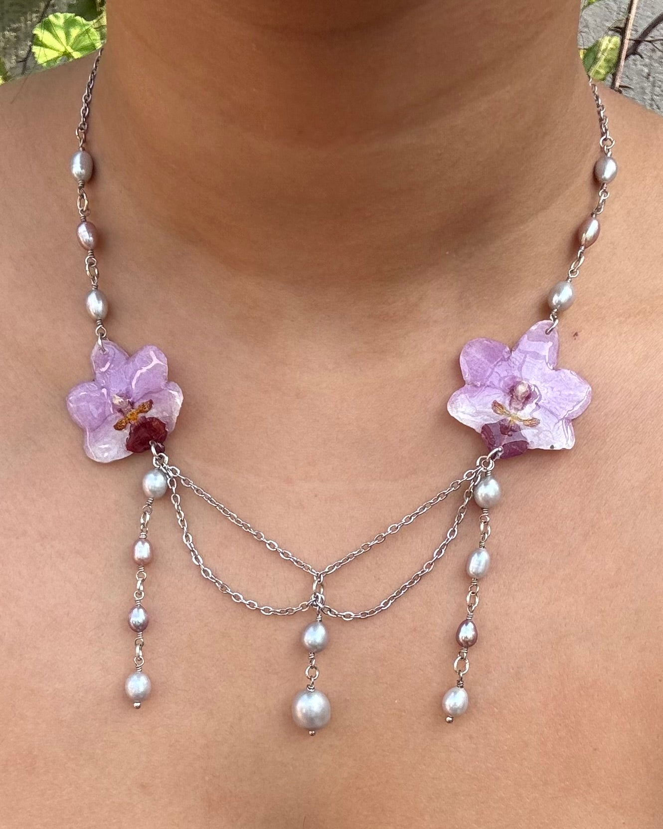 Violet necklace