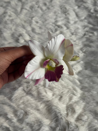 Orchid Bouquet Claw Clip