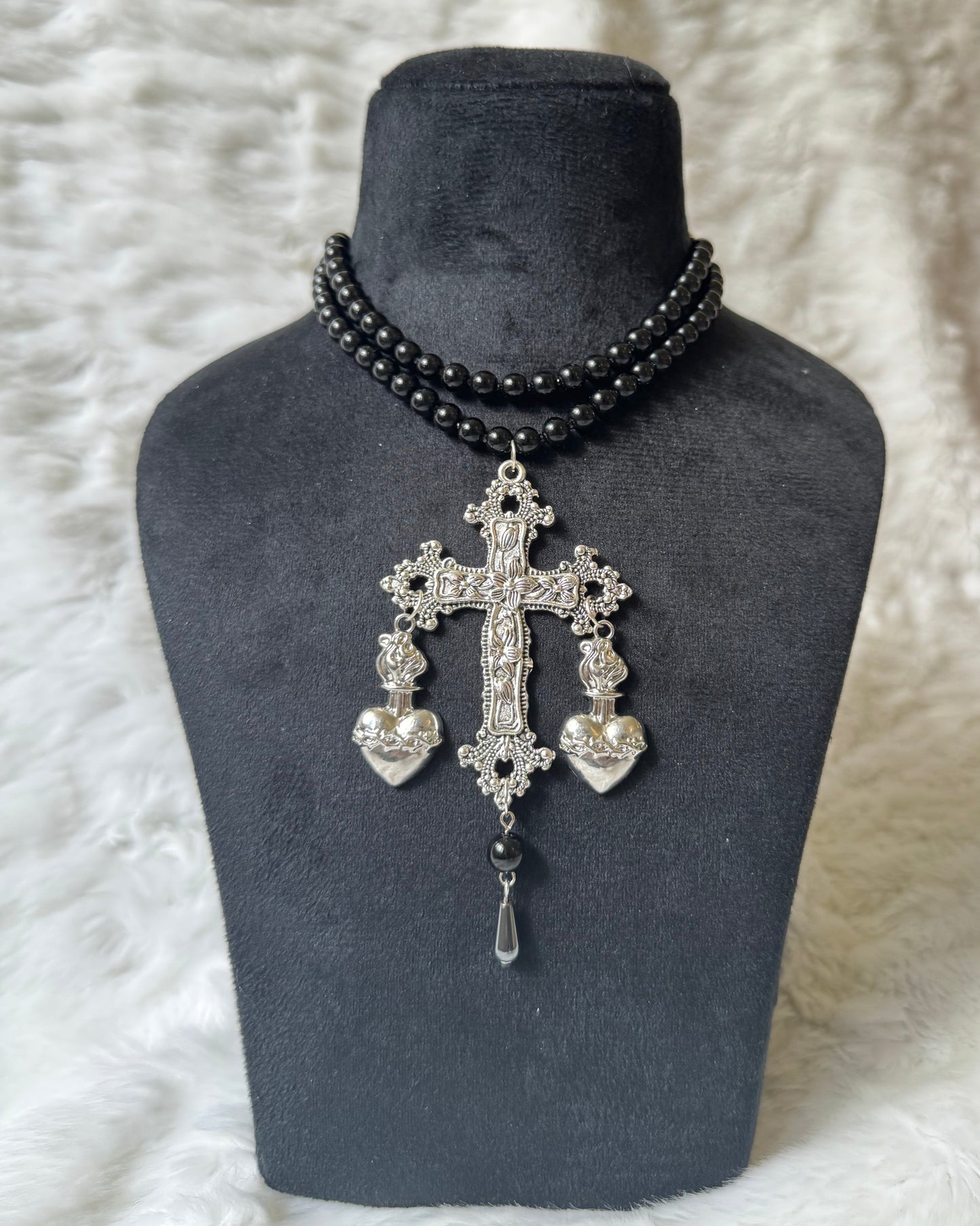 Raven necklace