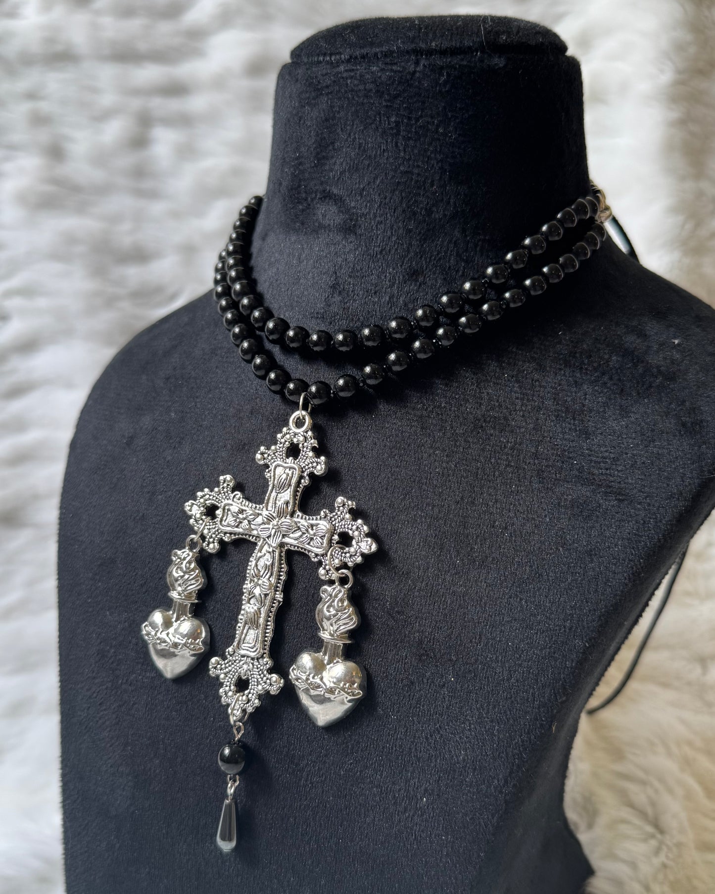 Raven necklace