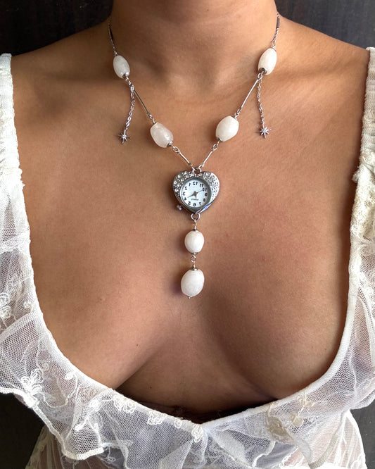 Frances Watch Dial necklace