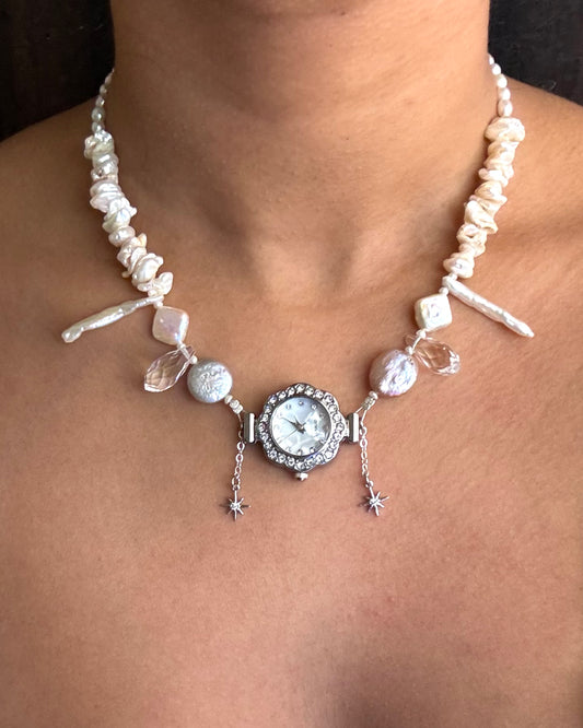 Isabella Watch Dial necklace