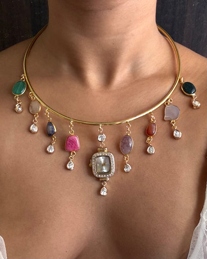 Emeline Watch Dial necklace