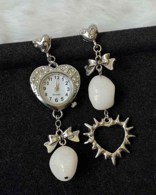 Frances Watch Dial earrings