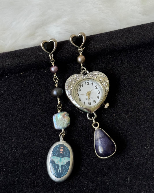 Adelaide Watch Dial earrings