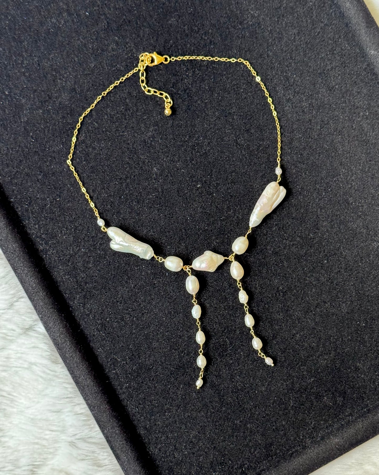 Seraphina gold necklace (925)