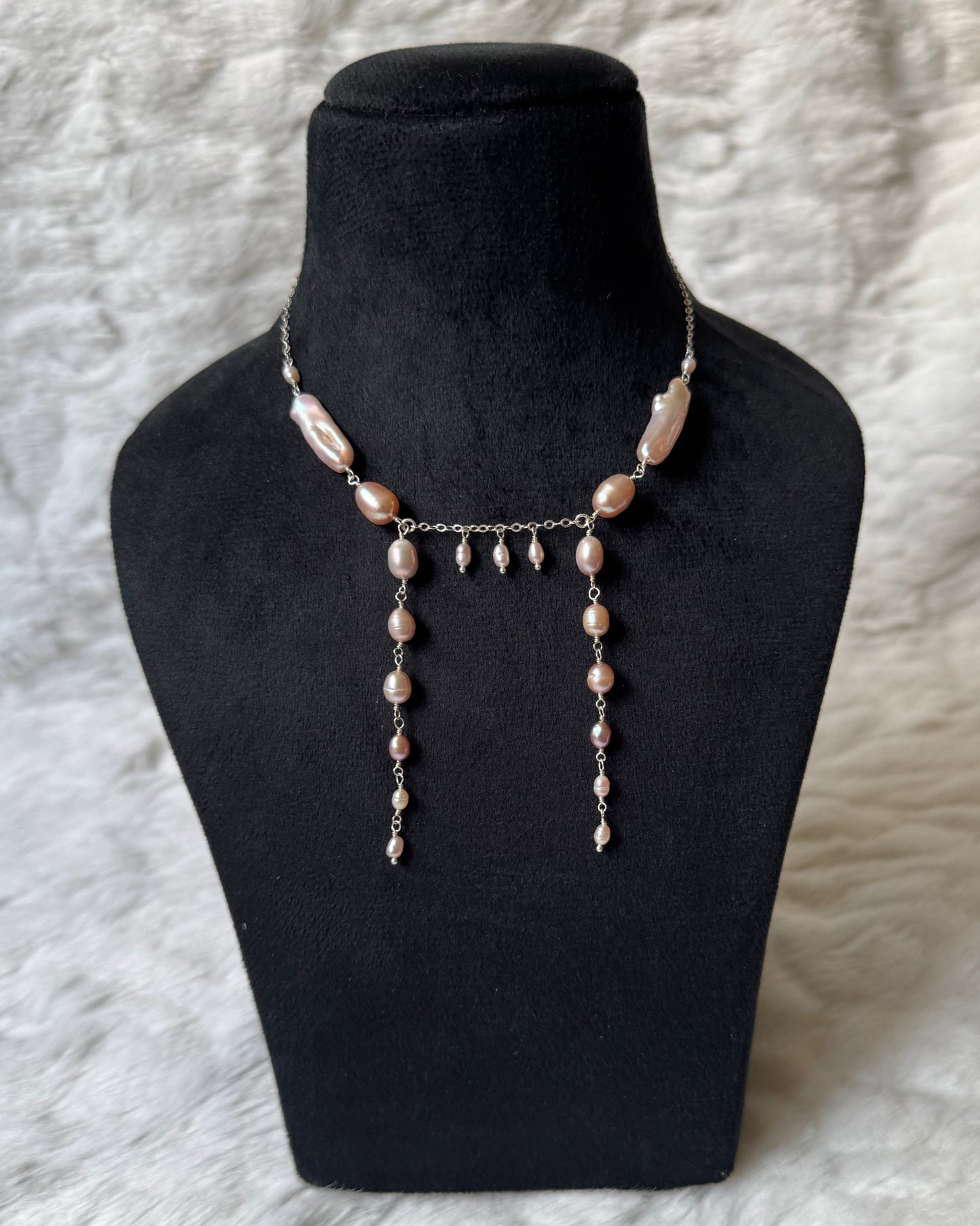 Ballerina silver necklace (925)