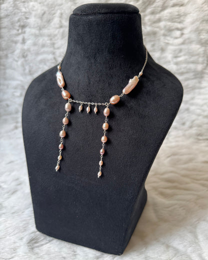 Ballerina silver necklace (925)