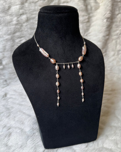 Ballerina silver necklace (925)