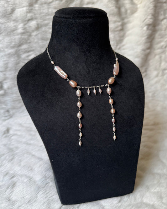 Ballerina silver necklace (925)