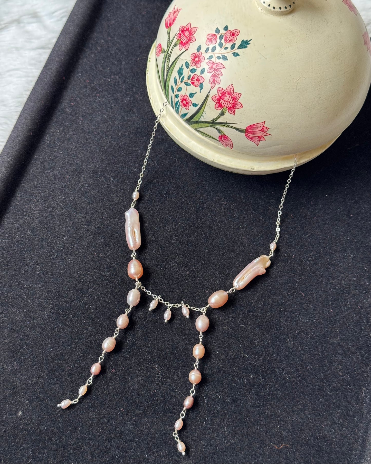 Ballerina silver necklace (925)