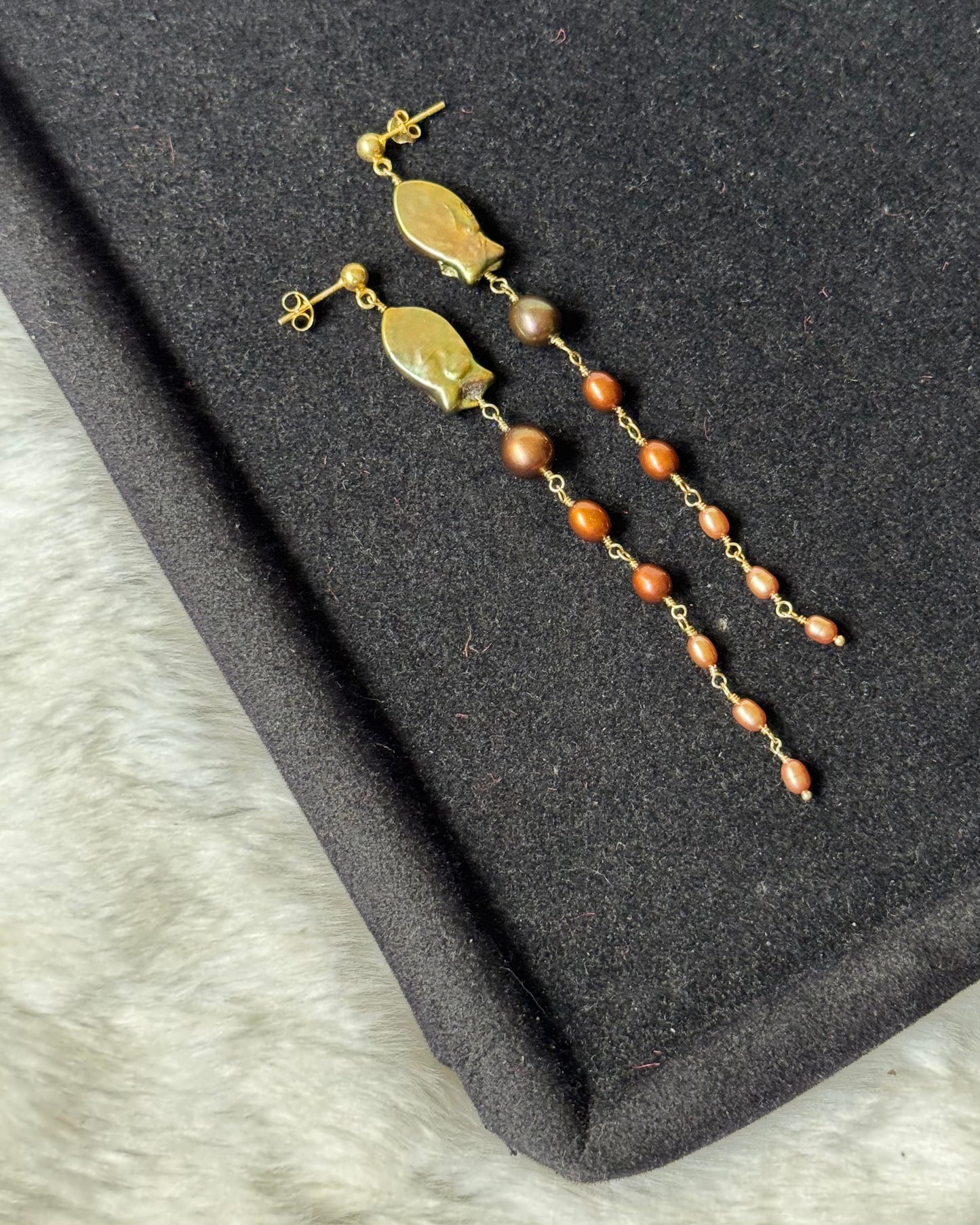 Flying Fish dangler earrings (925)