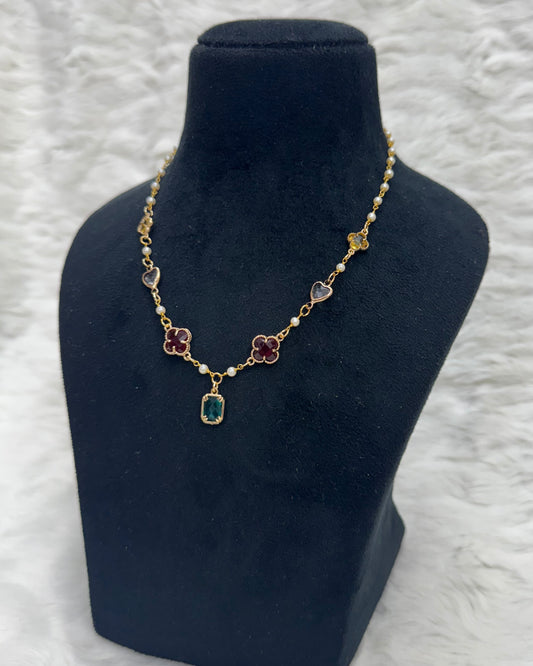 Gemstone necklace