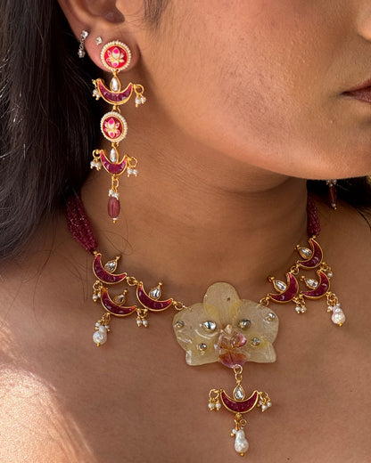 Amara Necklace + Earrings set