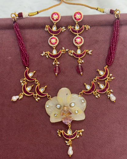 Amara Necklace + Earrings set