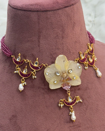 Amara Necklace + Earrings set