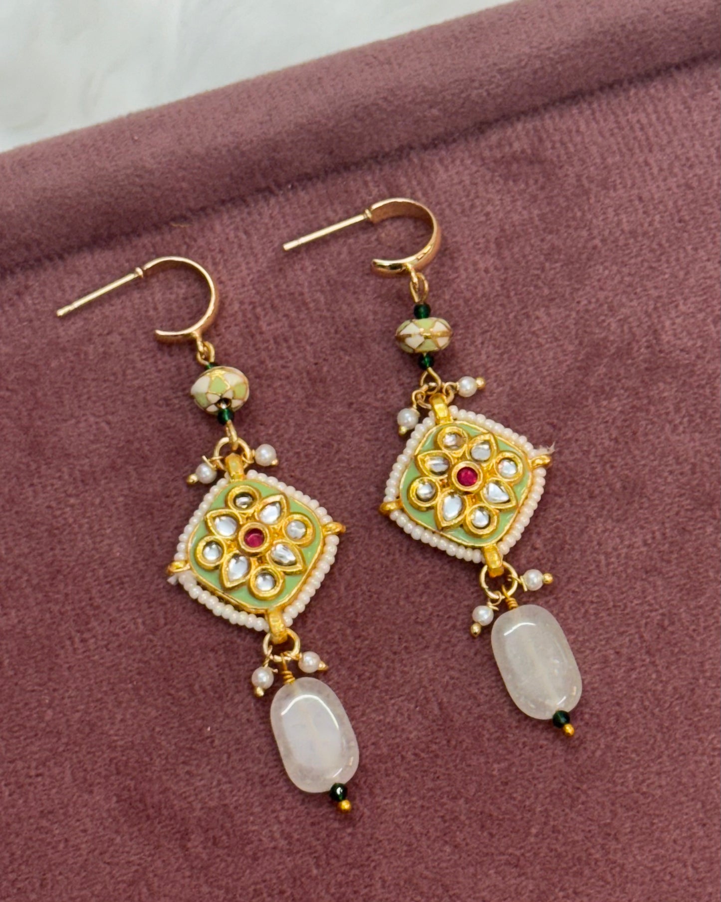 Devika Necklace + Earrings set