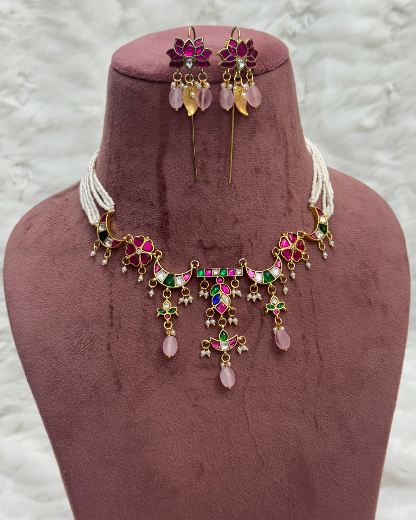 Kairavi Necklace + Earrings