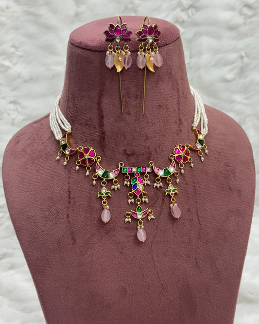 Kairavi Necklace + Earrings
