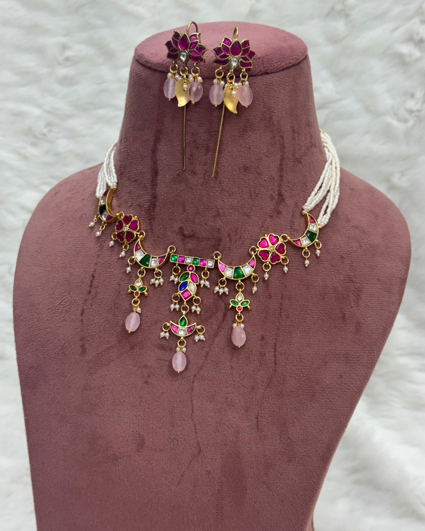 Kairavi Necklace + Earrings