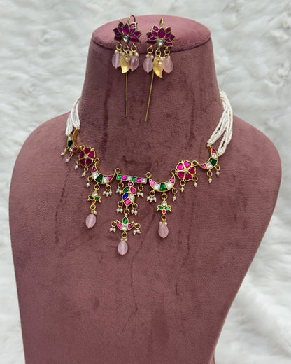 Kairavi Necklace + Earrings