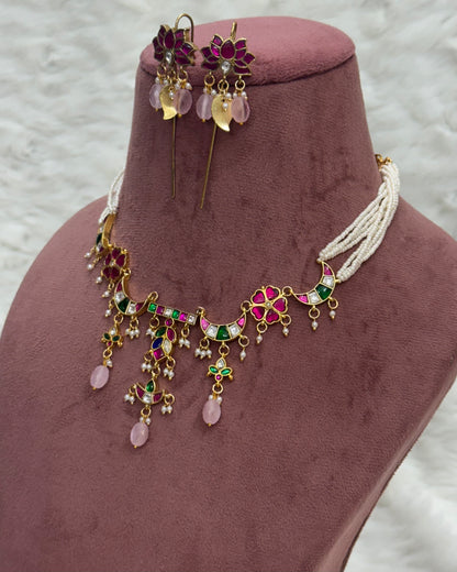 Kairavi Necklace + Earrings
