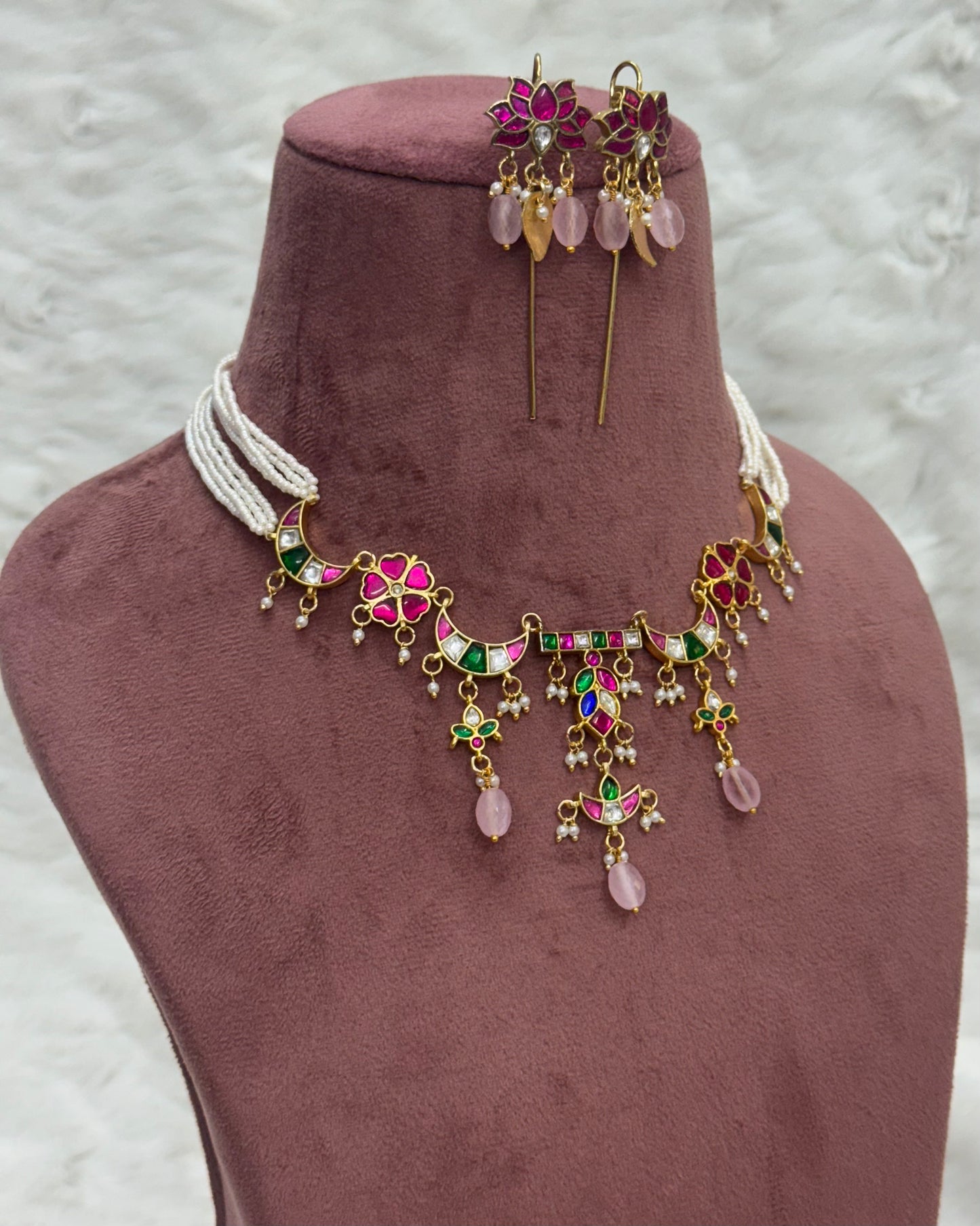 Kairavi Necklace + Earrings