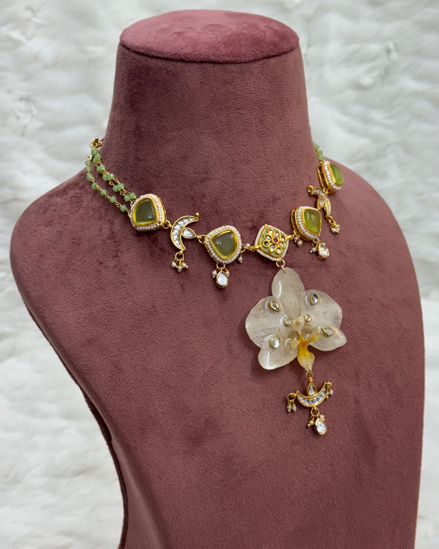Meera Necklace + Earrings set