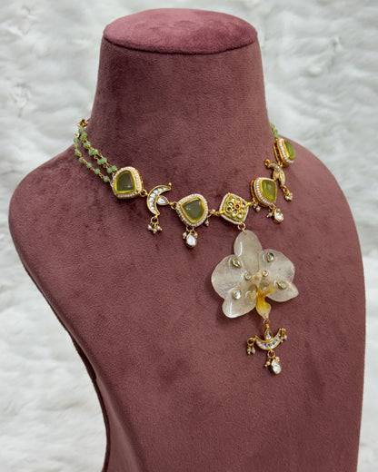 Meera Necklace + Earrings set